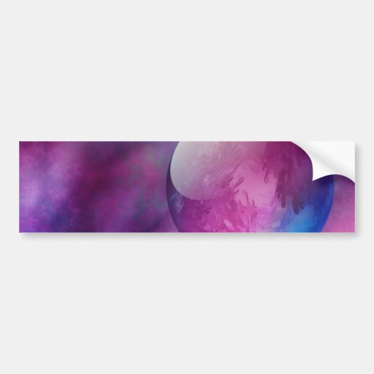 Outer Space Bumperステッカーのどこかに バンパーステッカー (正面)