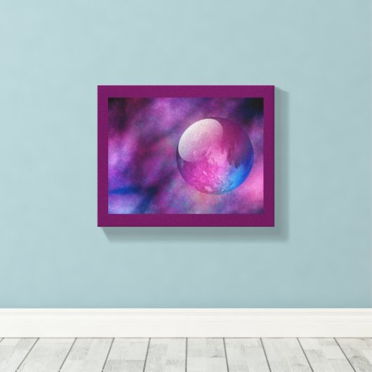 Outer Space Canvas Print内 キャンバスプリント (インサイチュ (ウッドフロア))