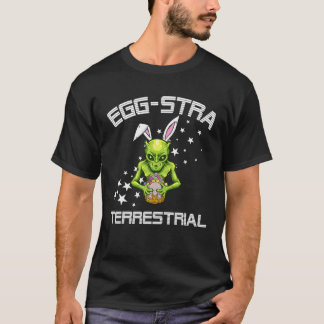 Outer Space Eggs Extra Terrestial Alien Easter Egg Tシャツ