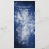 Outer Space First Birthday Menu メニュー (裏面)