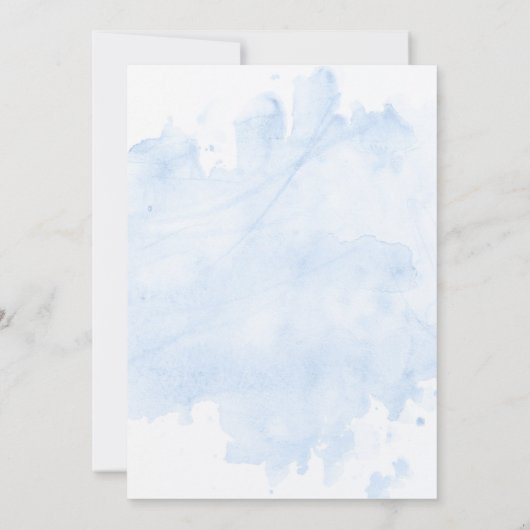 Outer Space First Trip Around The Sun 1st Birthday 招待状 (裏面)