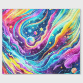 OUTER SPACE | GALAXY DESIGN ラッピングペーパー (フラット)