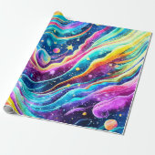 OUTER SPACE | GALAXY DESIGN ラッピングペーパー (アンロールド)