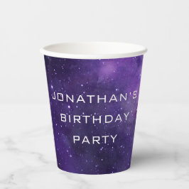 Outer Space Galaxy Party | Kids Astronomy Birthday 紙コップ