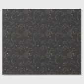 Outer space galaxy planets print ラッピングペーパー (フラット)