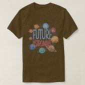 Outer Space Galaxy Planets Space Science Future As Tシャツ (デザイン正面)