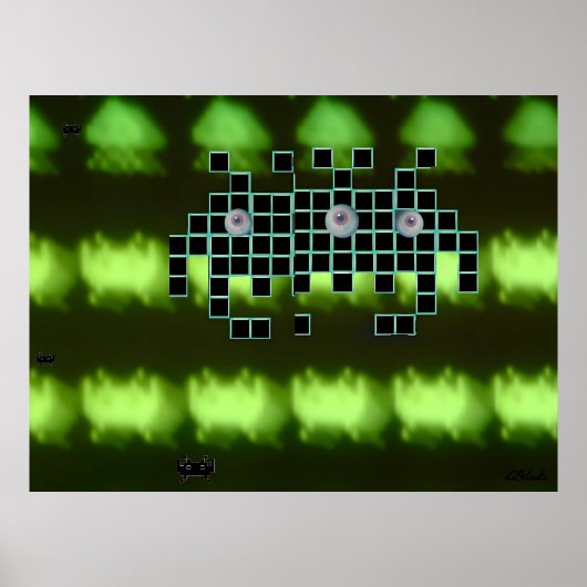 Outer Space Invader Kingdom ポスター (正面)