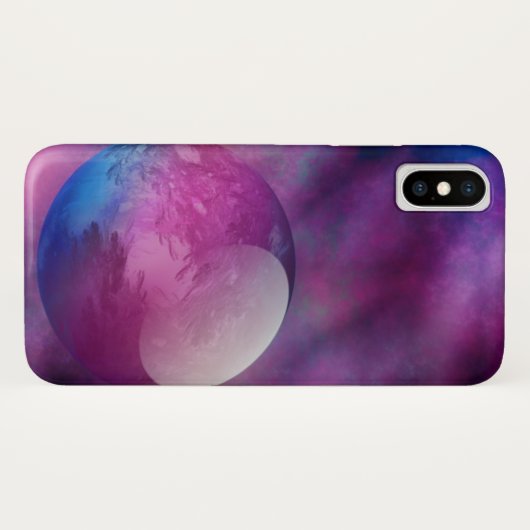 Outer Space iPhone Case-Mate内の場所 Case-Mate iPhoneケース (裏面(横))