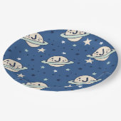 Outer Space Out of this World 1st Birthday ペーパープレート (アングル)