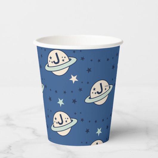 Outer Space Out of this World Birthday 紙コップ (正面)