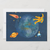 Outer Space Photo - ANY AGE誕生日招待状 招待状 (裏面)