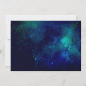 Outer Space Photo Any Age誕生日招待状 招待状 (裏面)