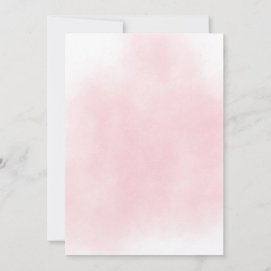 Outer Space Planets Astronaut Girl Birthday 招待状 (裏面)