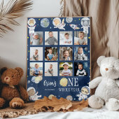 Outer Space Safari誕生日フォトマイルストーン ポスター