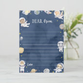 Outer Space Safari Time Capsuleノートメッセージカード サンキューカード (スタンド正面)