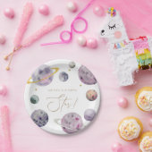 Outer Space Starのカスタマイズすごい可能 ペーパープレート (パーティー)