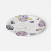 Outer Space Starのカスタマイズすごい可能 ペーパープレート (アングル)