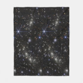 Outer Space Stars Galaxies Solar System フリースブランケット (正面)