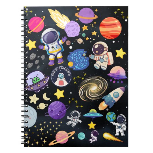 Outerspace Notebook ノートブック (正面)