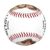 Outfield Custom Baseball Gift 野球ボール (裏面)
