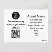 Outgrown Your Home Cat Referral Card ポストカード (裏面)