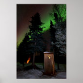 Outhouse under the Winter Aurora ポスター (正面)