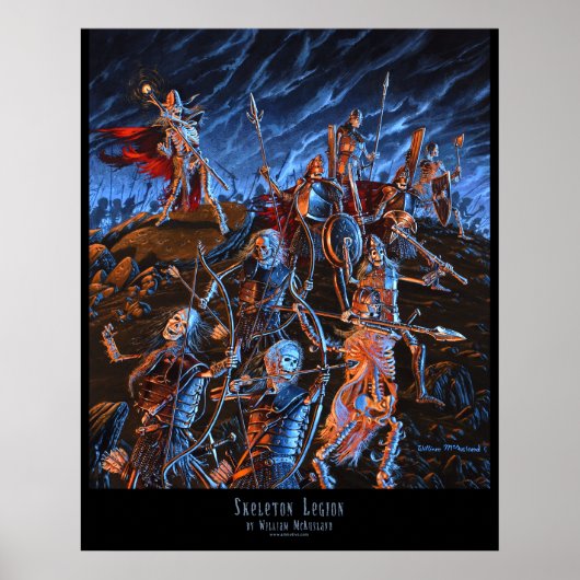 Outland Arts Skeleton Legion 16x20ポスター ポスター (正面)