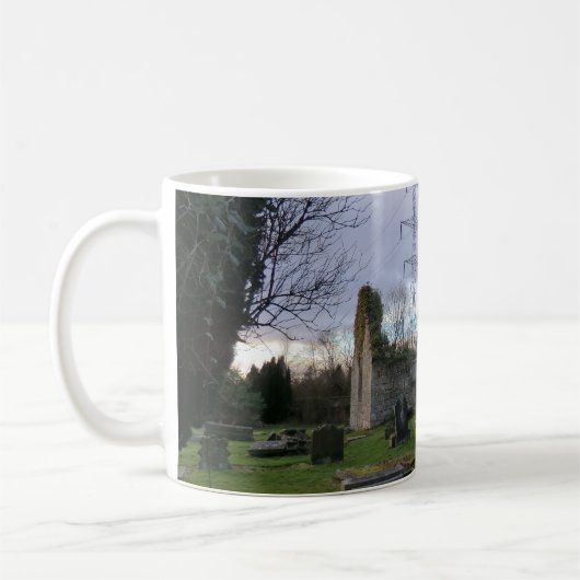 Outlanderの黒いKirk: フィルムの位置教会台なし コーヒーマグカップ (左)