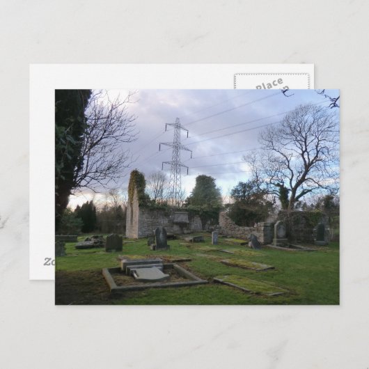 Outlanderの黒いKirk: フィルムの位置教会台なし ポストカード (正面/裏面)