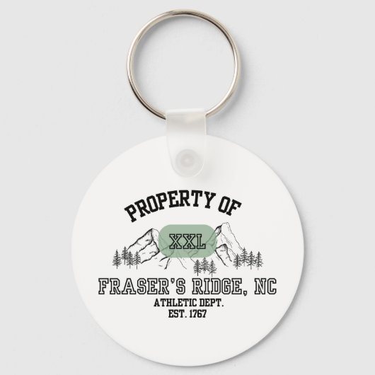 OUTLANDERプロパティのフレイザーの尾根 キーホルダー (裏面)