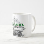 Outlandia -航海者のコーヒーか茶マグ コーヒーマグカップ (正面右)