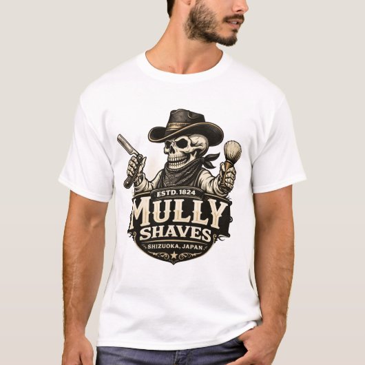 Outlaw Barber T-Shirt Tシャツ (正面)