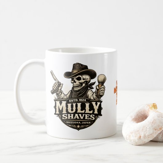 Outlaw Barbershop Mug コーヒーマグカップ (ドーナツ)