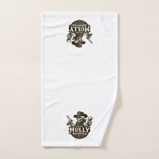 Outlaw Barbershop Towel ハンドタオル (ハンドタオル)