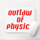 Outlaw of Physics – 赤 マウスパッド (マウス)