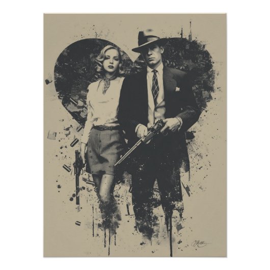 Outlaws of the Heart – A Bonnie & Clyde Tribute ポスター (正面)