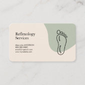 Outline Footprint - Reflexology 名刺 (正面)