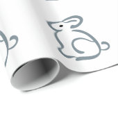 Outlneのバニー ラッピングペーパー (ロールコーナー)