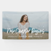 Outlook前向き編集可能カラー卒業バナー 横断幕 (横)