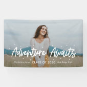 Outlook前向き編集可能カラー卒業バナー 横断幕 (横)