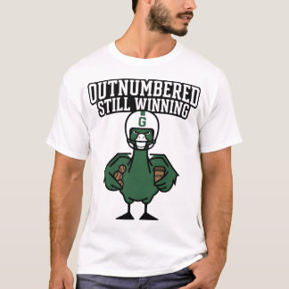 Outnumbered Still Winning | Angry Goose Baseball C Tシャツ