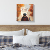 Outro Planeta (com frase) キャンバスプリント (インサイチュ (寝室))