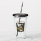 Outside Is the New Offline – Nature Escape Tumbler アクリルタンブラー (裏面)