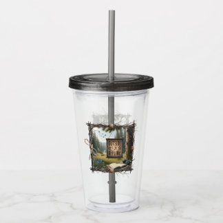 Outside Is the New Offline – Nature Escape Tumbler アクリルタンブラー