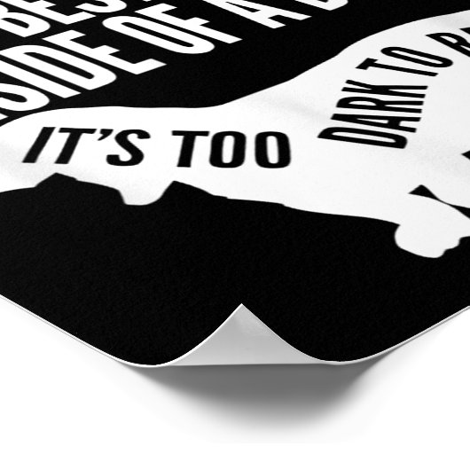 Outside Of A Dog A Book Is Man's Friend Apparel  ポスター (角)