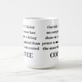『Outside of Christ Coffee Mug』 コーヒーマグカップ (中央)