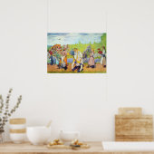 Outside Summer Winds Are Blowing ポスター (キッチン)