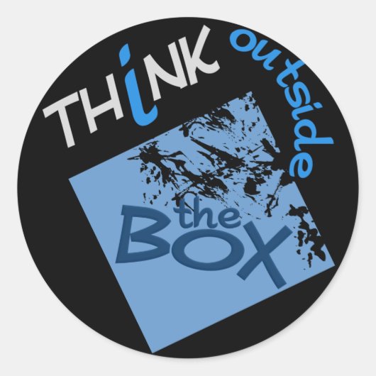 Outside The Boxスタンプ ラウンドシール (正面)