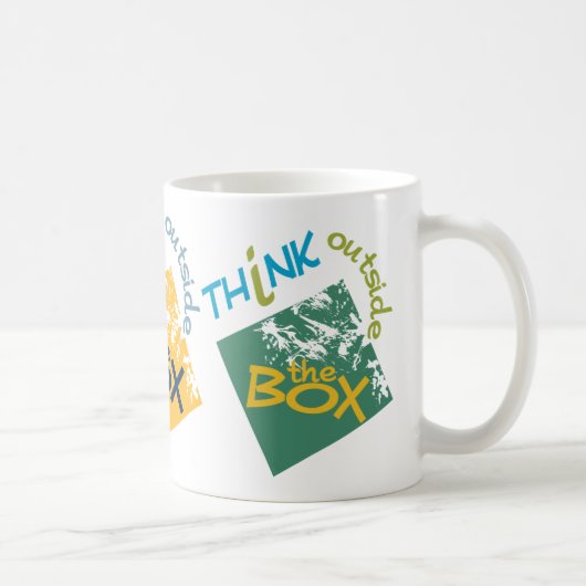 Outside The Box mug -スタイル&カラーを選択 コーヒーマグカップ (右)