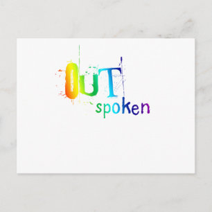 OUTSpoken (虹) ポストカード